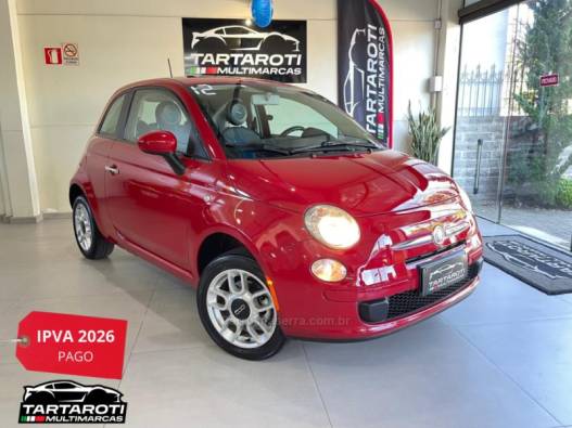 FIAT - 500 - 2011/2012 - Vermelha - R$ 44.990,00