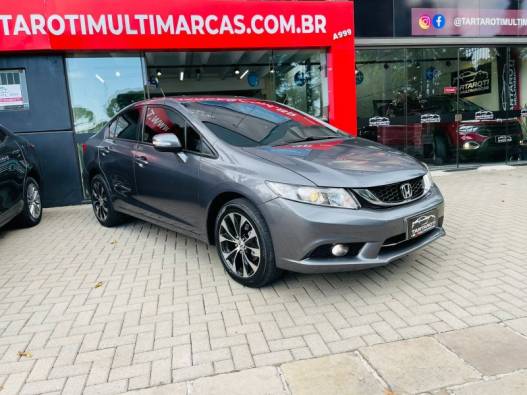 HONDA - CIVIC - 2015/2016 - Cinza - R$ 81.990,00