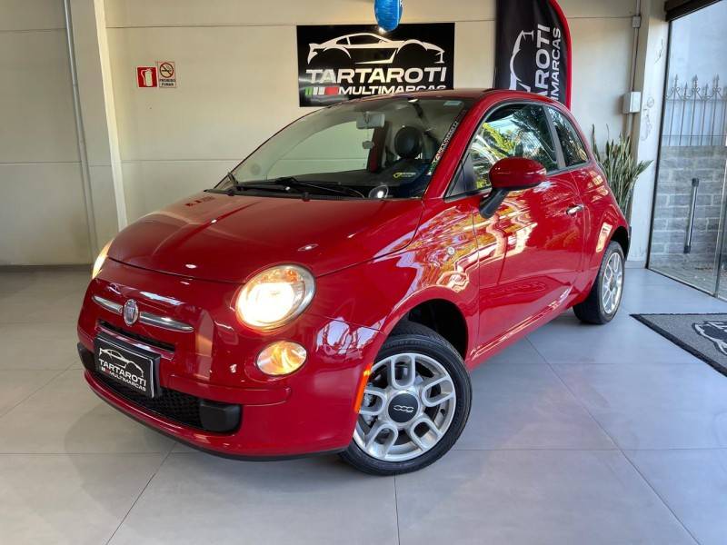 FIAT - 500 - 2011/2012 - Vermelha - R$ 44.990,00